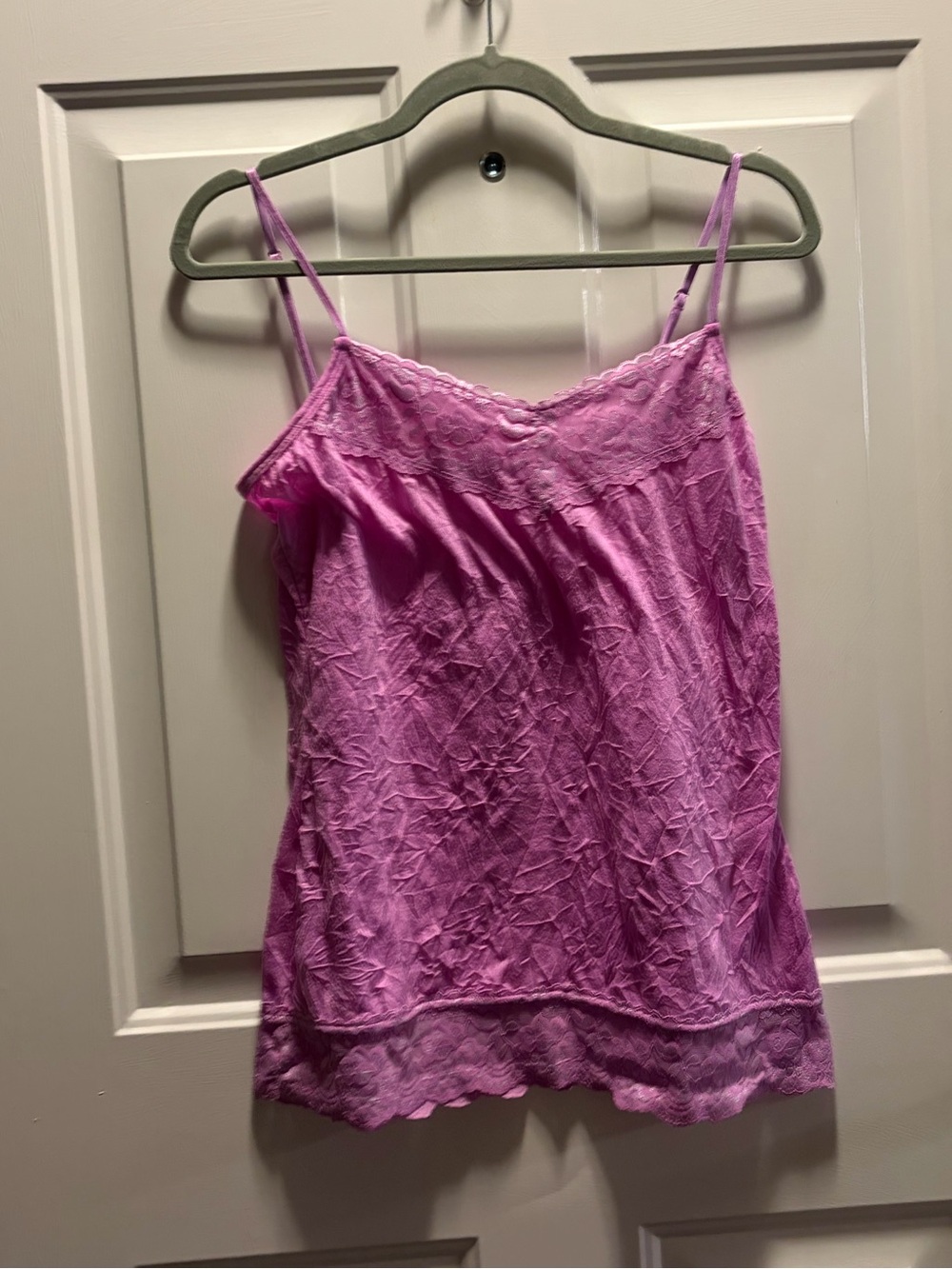 Maurices Purple Lace-Trim Camisole